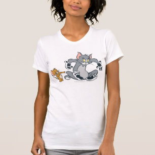 T-shirt Tom et Jerry Black Paw Cat
