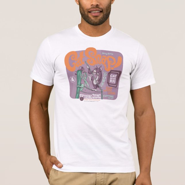T-shirt Tom et Jerry Cat Snap (Devant)