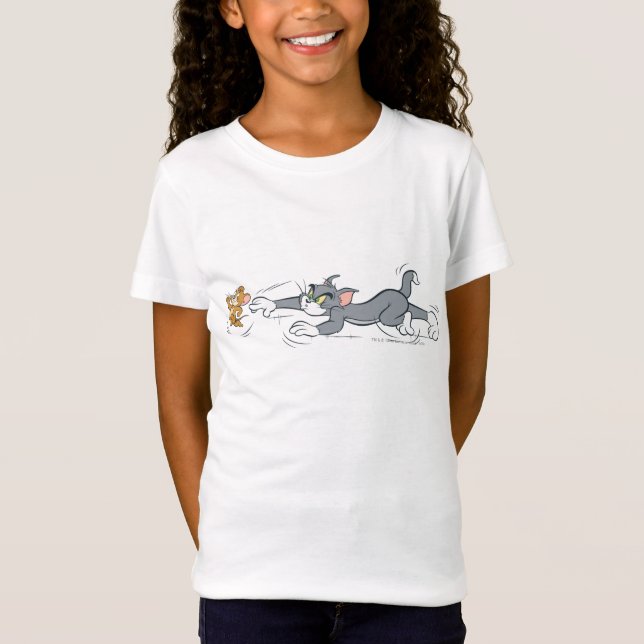 T-Shirt Tom et Jerry Chase (Devant)