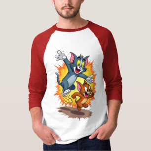 T-shirt Tom et Jerry Classique Cartoon Chase