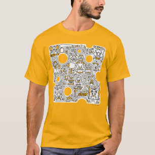 T-shirt Tom et Jerry Doodle Art