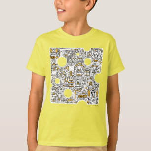 T-shirt Tom et Jerry Doodle Art
