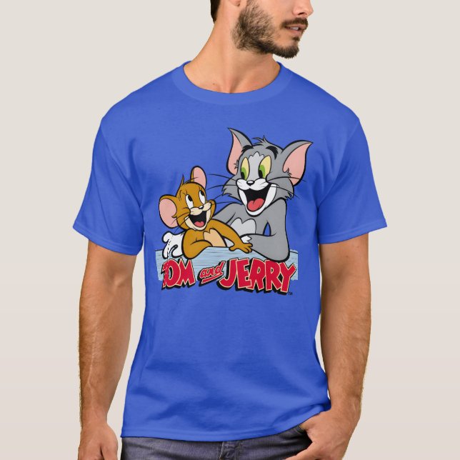T-shirt Tom et Jerry Happy Friends (Devant)