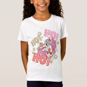 T-Shirt Tom et Jerry "Ho! Ho ! Ho !" Livraison de cadeaux 