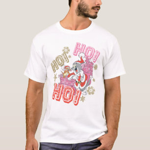 T-shirt Tom et Jerry "Ho ! Ho ! Ho !" Livraison de cadeaux
