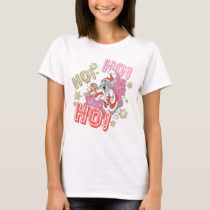 T-shirt Tom et Jerry "Ho ! Ho ! Ho !" Livraison de cadeaux