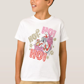 T-shirt Tom et Jerry "Ho ! Ho ! Ho !" Livraison de cadeaux
