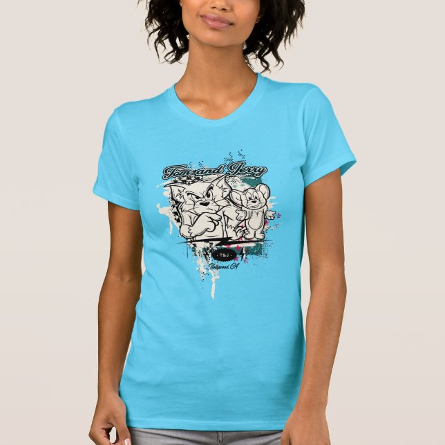 T-shirt Tom et Jerry Hollywood CA (Devant)