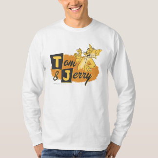 T-shirt Tom et Jerry Mouse en Paw Logo