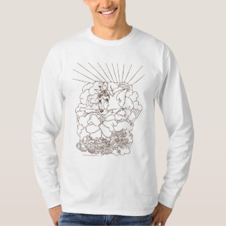 T-shirt Tom et Jerry Outline