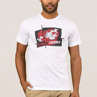 T-shirt Tom et Jerry Red et Black