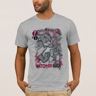 T-shirt Tom et Jerry Regardez votre dos