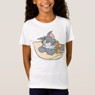 T-Shirt Tom et Jerry sur le Coussin