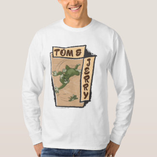 T-shirt Tom et Jerry sur un canapé tan