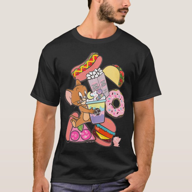 T-shirt Tom et Jerry Tasty Traitements  (Devant)