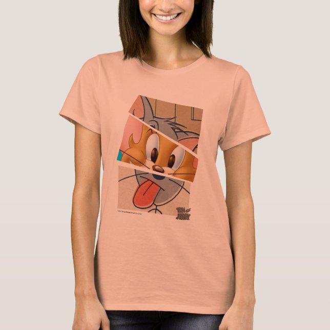 T-shirt Tom Et Jerry | Tom Et Jerry Mashup (Devant)