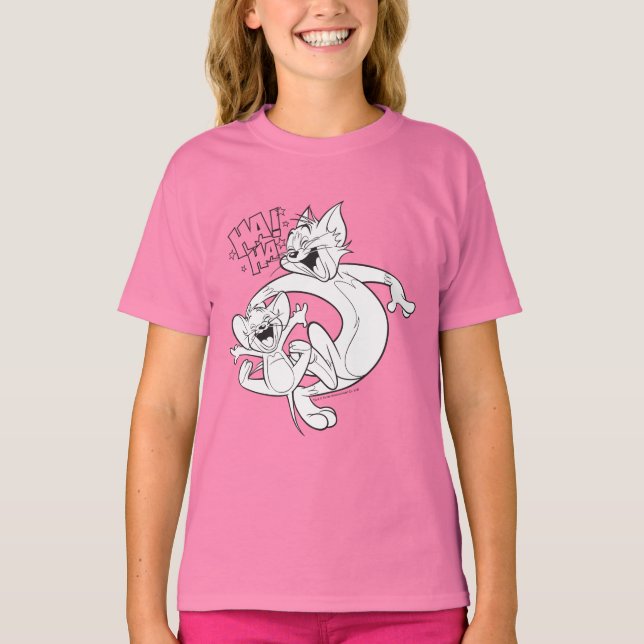 T-shirt Tom Et Jerry | Tom Et Jerry Rient (Devant)
