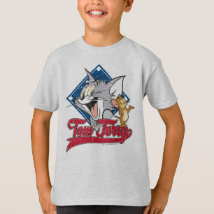 T-shirt Tom et Jerry Tom et Jerry sur le diamant de