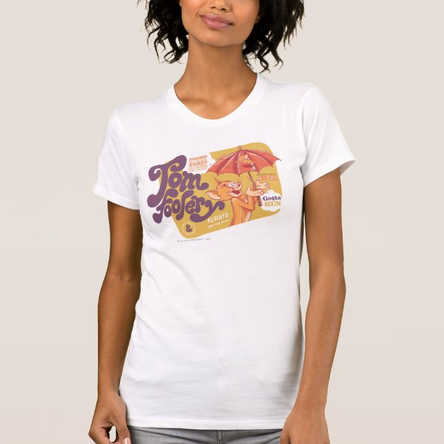 T-shirt Tom et Jerry Tom Foolery (Devant)