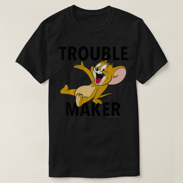 T-shirt Tom Et Jerry Trouble Maker Portrait (Design devant)