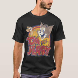 T-shirt Tom et Jerry Water Couleurs endommagées