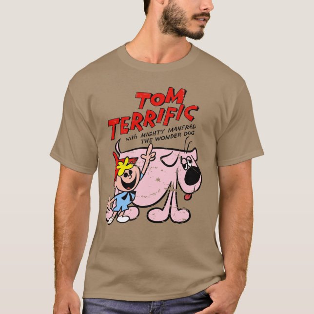 T-shirt tom génial rétro (Devant)