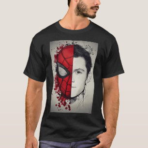 T-shirt Tom Holland Dessin