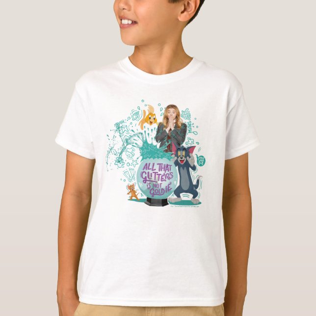T-shirt Tom & Jerry - All That Glitters is Not Goldie (Devant)