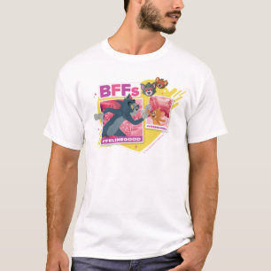T-shirt Tom & Jerry BFFs Photo Emoji Collage