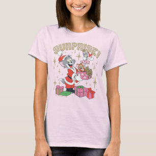 T-shirt Tom, Jerry et Nibbles Holiday Surprise