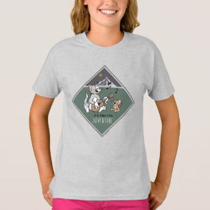 T-shirt Tom & Jerry "Il est temps pour l'aventure"