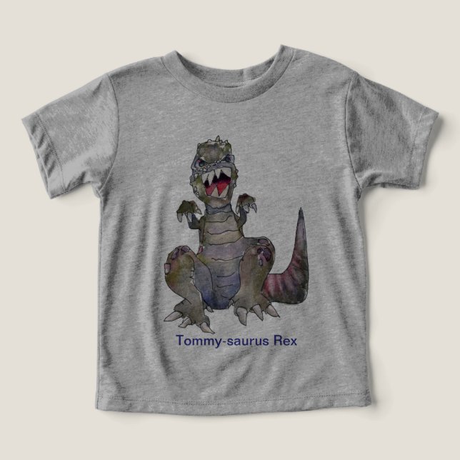 T-shirt Tom-osaurus Rex Dinosaur (Design Recto)