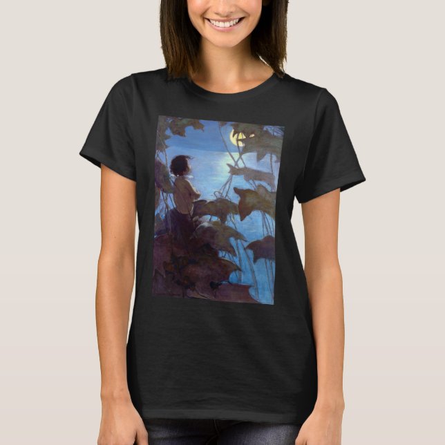 T-shirt Tom regarde la lune, Jessie Willcox Smith (Devant)