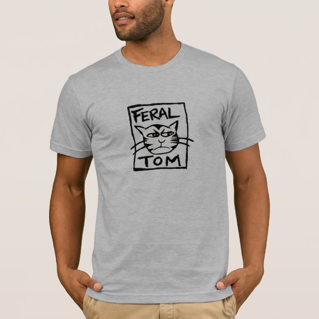 T-shirt TOM SAUVAGE (noir) (Devant)