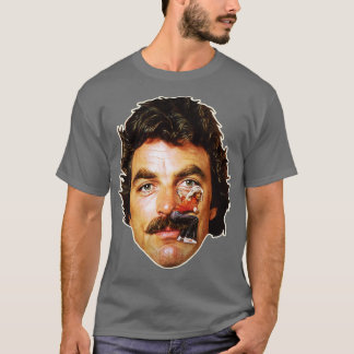 T-shirt Tom Selleck Moustache Ride