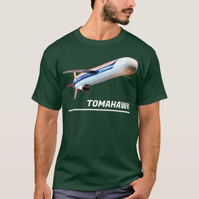 T-shirt Tomahawk BGM109 Missile d'attaque terrestre (Devant)