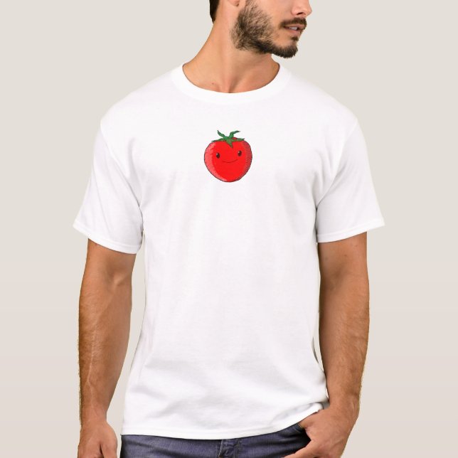 T-shirt Tomate de carton mignon (Devant)