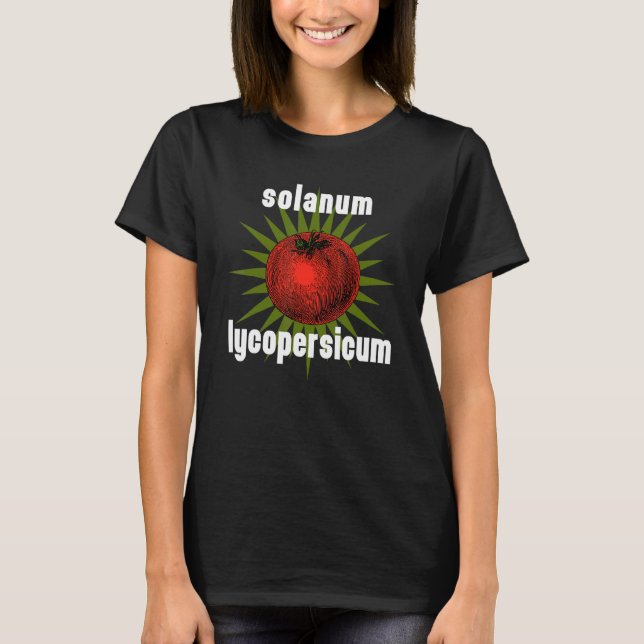 T-shirt Tomate de Jardin Solanum Lycopersicum (Devant)