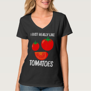 T-shirt Tomate Frais Pour Hommes Femmes Aliment Saine à la
