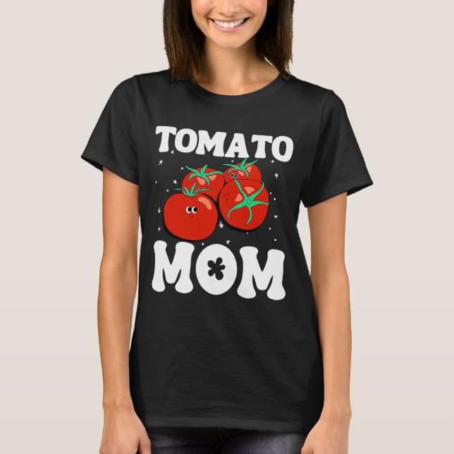 T-shirt Tomate Maman Fruit Vegetable Mère Jour Gardener (Devant)