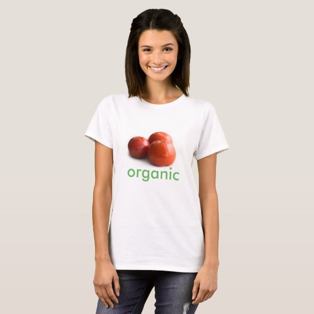 T-shirt Tomate mûre (Devant entier)