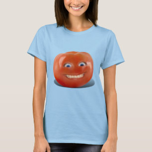 T-shirt Tomate souriante au visage joyeux
