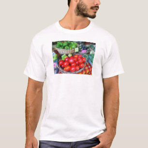 T-shirt Tomates, Haricots verts et Poivrons chez le Marcha