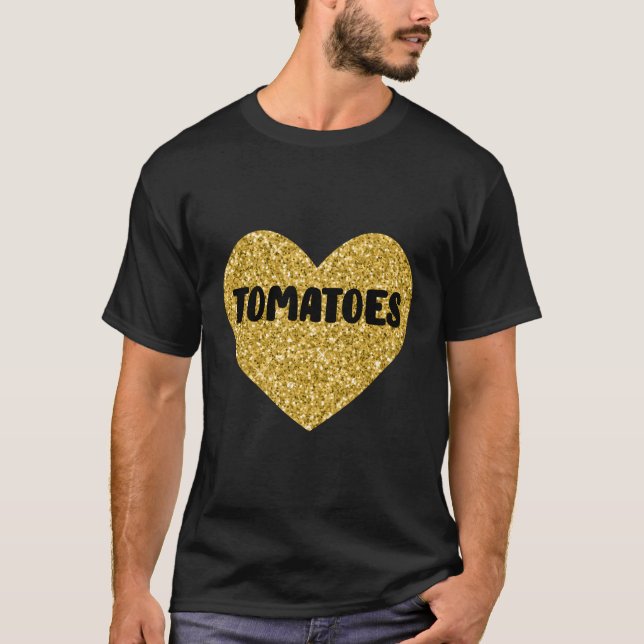 T-shirt Tomates I Love Tomatoes Nourriture (Devant)