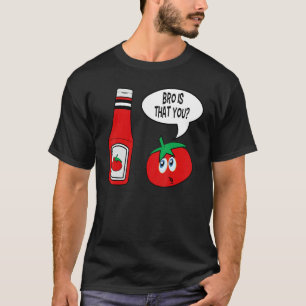 T-shirt Tomates Légume Végétaliens Jardiniers Frère Est-ce