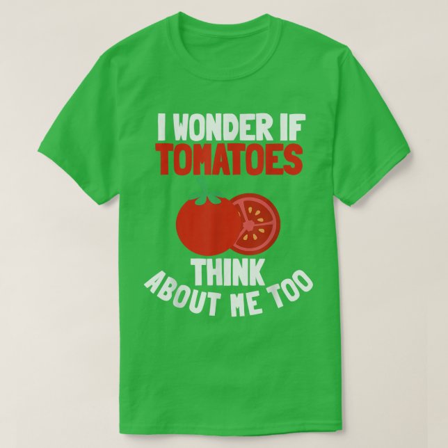 T-shirt Tomates Légumes Végétaux Gardeners Gar végétarien (Design devant)