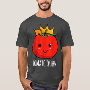 T-shirt Tomates Queen Vegetable Gardener végétarien Vegeta