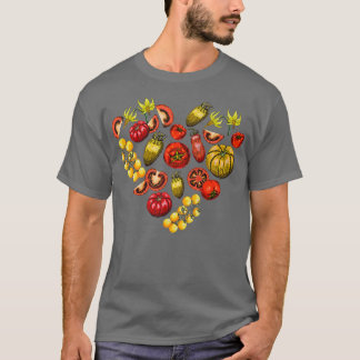 T-shirt Tomato Love Gardener jardiner jardiner Tomato