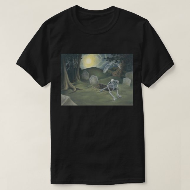 T-shirt Tombe ouverte (Design devant)