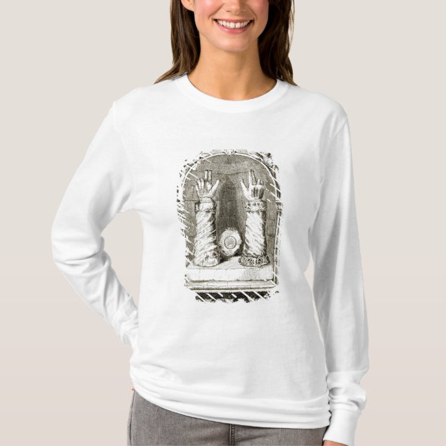 T-shirt Tombeau de la main de St Patrick, 'du trias Thua (Devant)